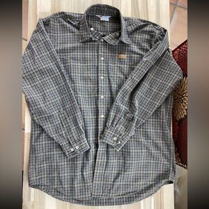 Large Carhartt long sleeve plaid button up shirt